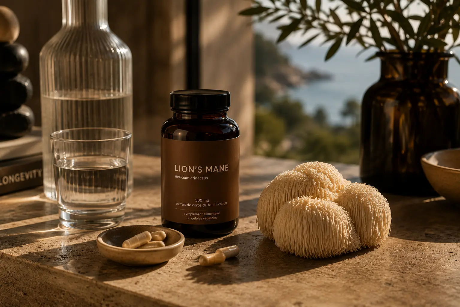 Lion's Mane Hericium erinaceus champignon cognitif 2026
