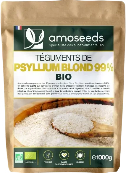 Amoseeds Psyllium blond bio 1 kg
