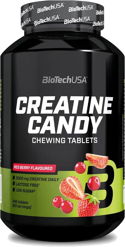 Pot BioTechUSA Creatine Candy tablettes à croquer
