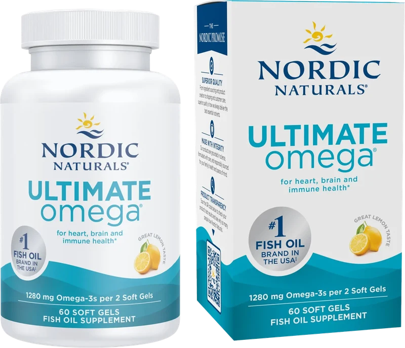Nordic Naturals Ultimate Omega, huile de poisson en capsules