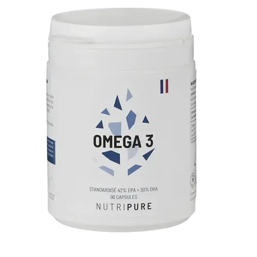 Nutripure Omega 3, standardisé en EPA et DHA, fabriqué en France