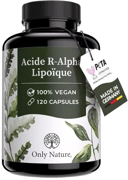Only Nature Acide R-alpha-lipoïque 300 mg