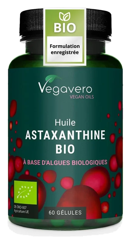 Flacon Vegavero Astaxanthine Bio 8 mg
