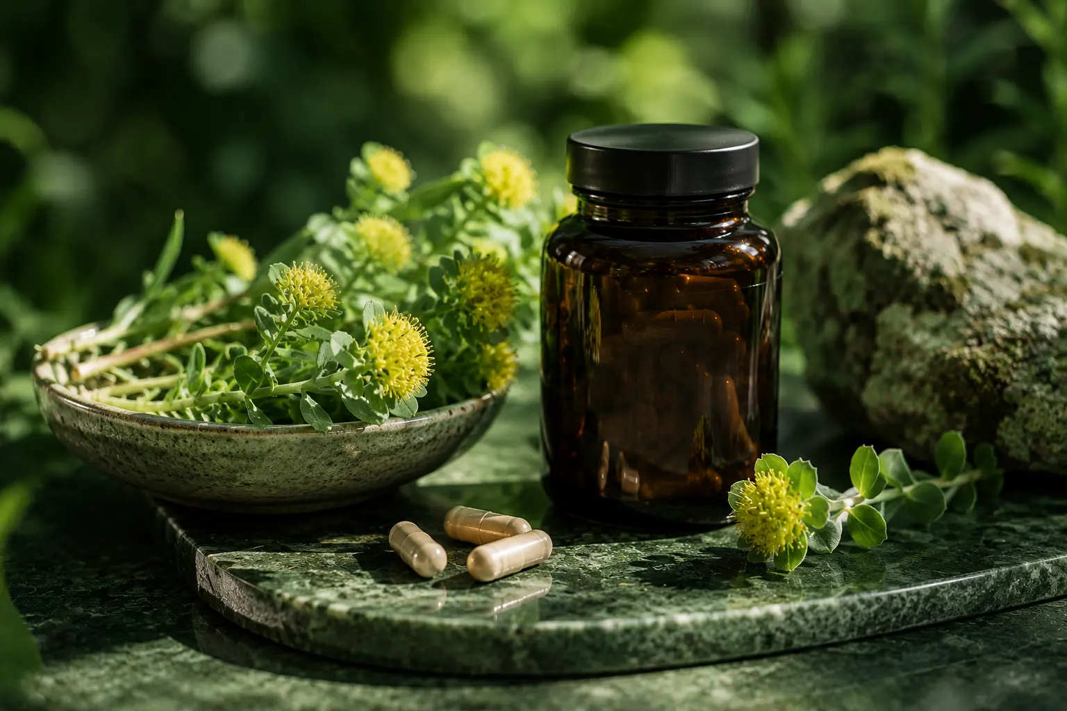 Rhodiola rosea plante adaptogène anti-fatigue burnout études 2026